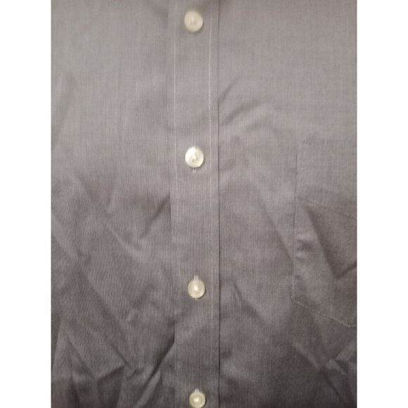 Untuckit Shirt Mens Medium M Blue Petrus WF Short Sleeve Regular Fit Button Up - Picture 4 of 10